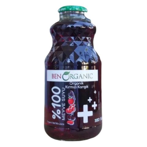 Benorganik %100 Karışık Kırmızı Meyveler Suyu 946ml