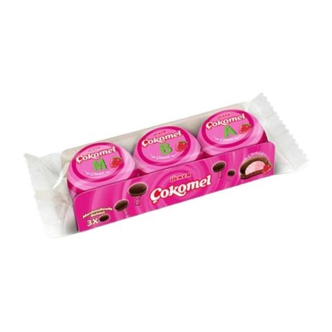 Ülker Çokomel Marshmallow 3X12Gr Çilek