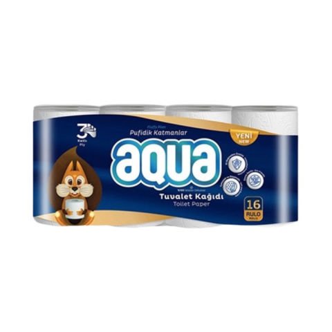 Aqua  Tuvalet Kağıdı 16  Rulo