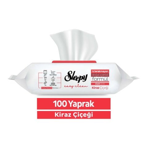 Sleepy Yüzey Temizlik Havlusu 100 Lü Kiraz