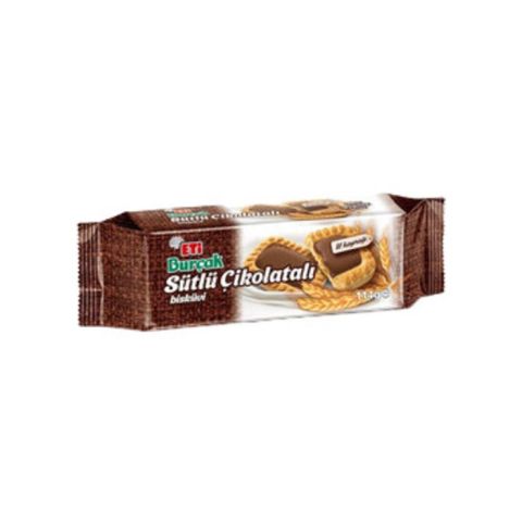 Eti Burçak Sütlü Çikolatalı Bisküvi 114Gr