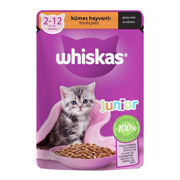 Whiskas Pounch 85Gr Kümes Hayvanları