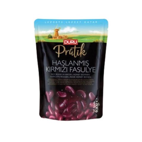 Duru Pratik Haşlanmış 400Gr Kırmızı Fasulye