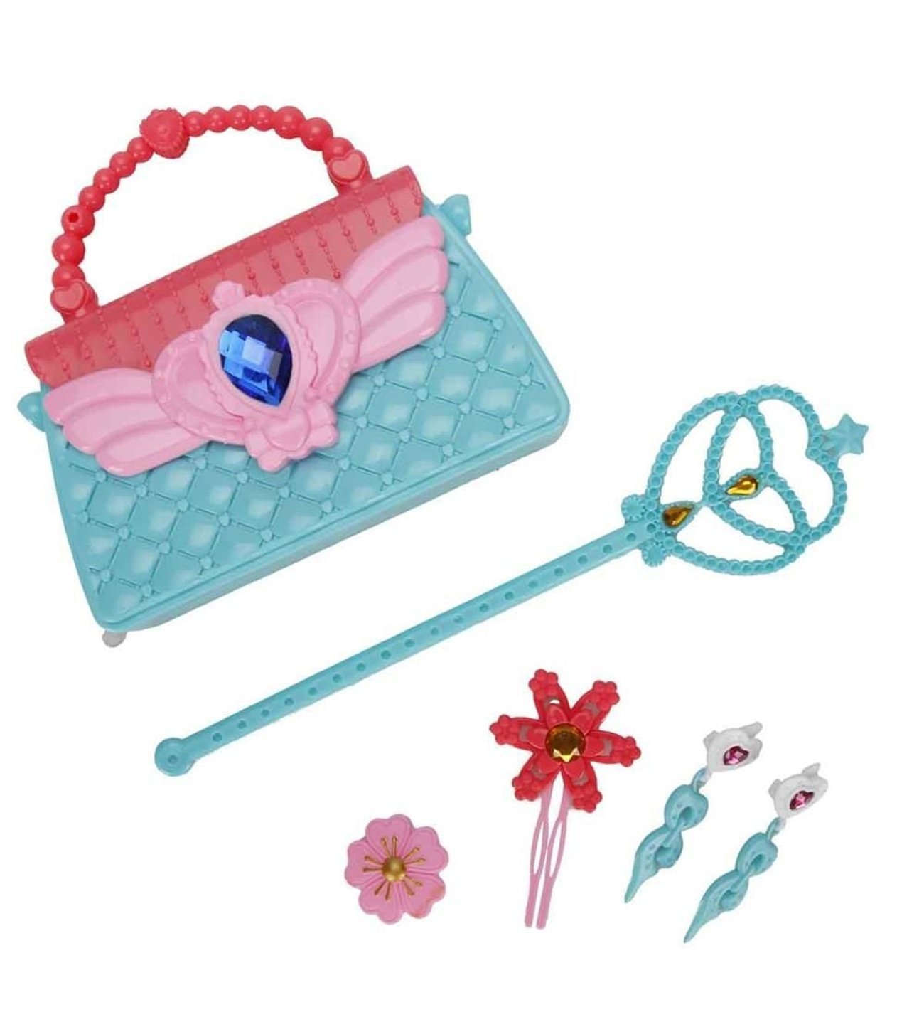 Oyuncak Sun Kokoş Set Çanta Asa Toka