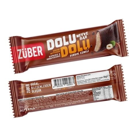 Züber Dolu Dolu Fındık Ezmesi Bar 30 Gr