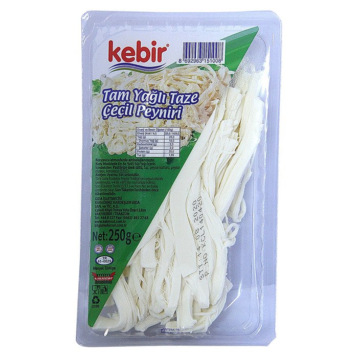 Kebir Çeçil Peyniri 250Gr