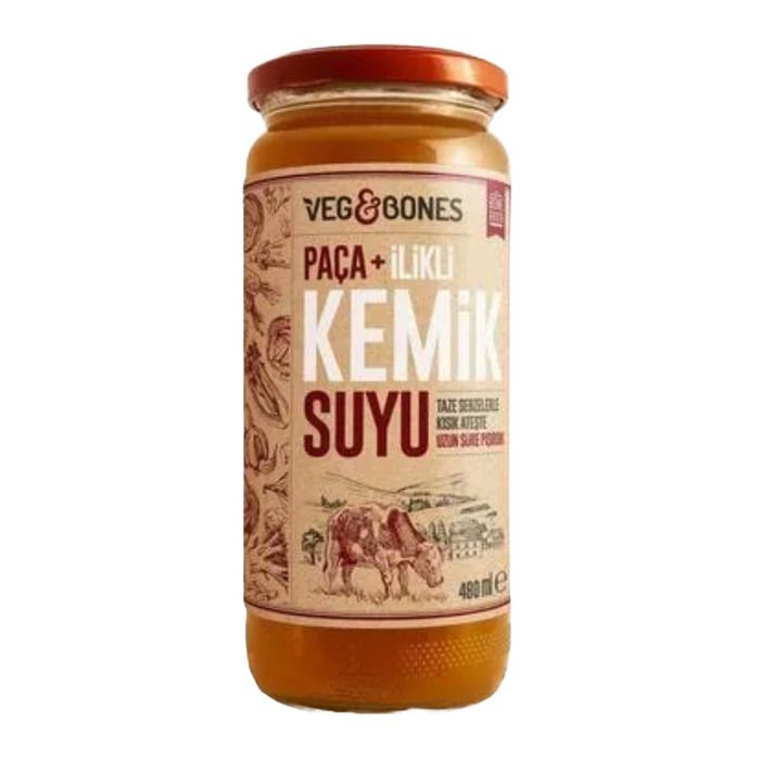 Veg&Bones Kemik Suyu 480Ml Paça+İlikli