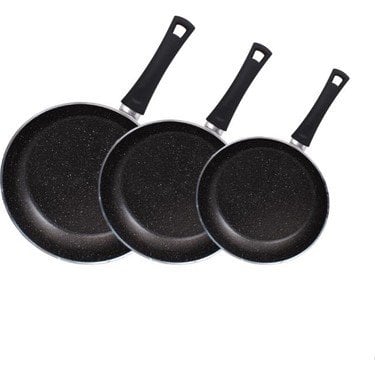 Mehtap Granit Tava Set 3'LÜ