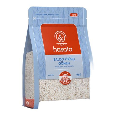 Hasata Bakliyat 1Kg Baldo Pirinç