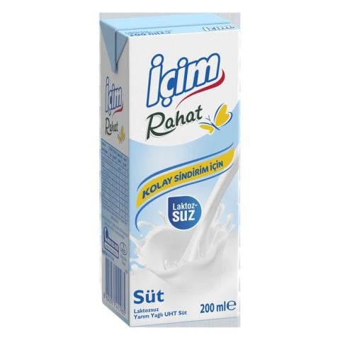 İçim Süt Laktozsuz 200Ml