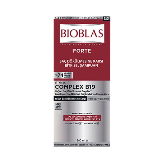 Bıoblas Şamp.Forte 360Ml Yoğun Saç Dökülmesine Karşı