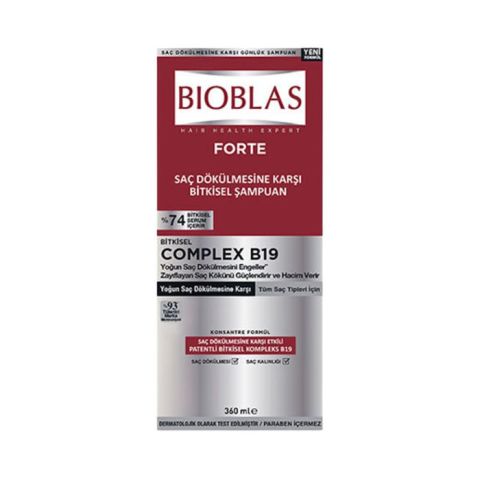 Bıoblas Şamp.Forte 360Ml Yoğun Saç Dökülmesine Karşı