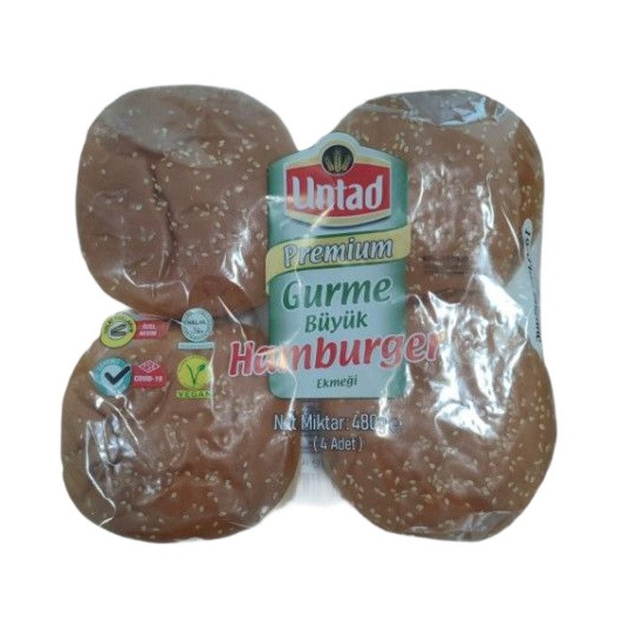 Untad Hamburger Ekmeği 480Gr 4 ADET
