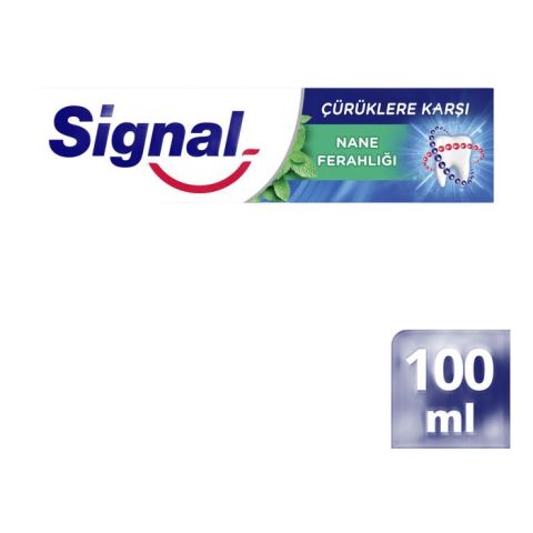 Signal Çürüklere Karşı Diş Macunu 100Ml Nane Ferahlığı