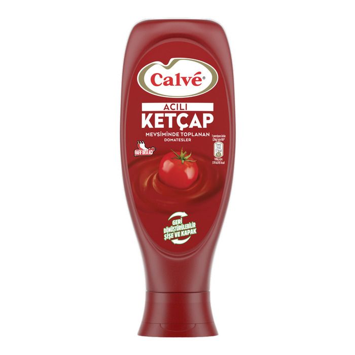 Calve Ketçap 600Gr Acılı