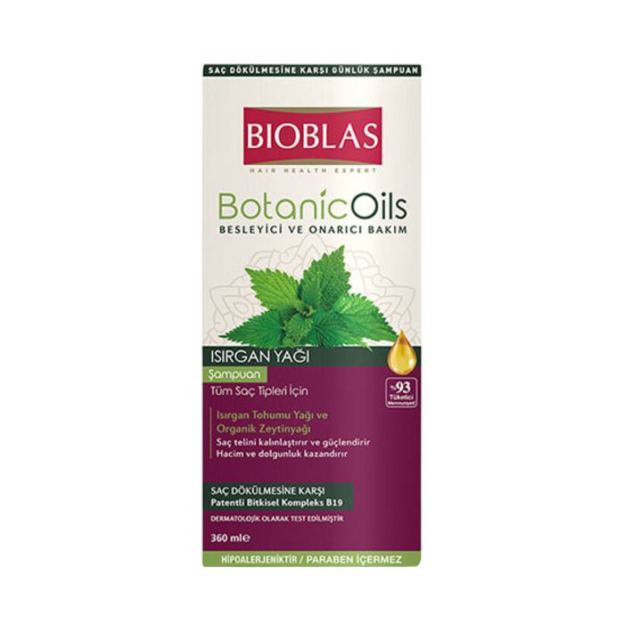 Bıoblas Şamp.Organic Oils 360Ml İnce Telli Saç. Is