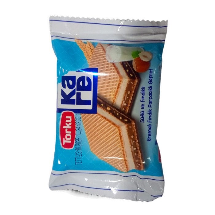 Torku Kare Fındıklı  Gofret 30Gr