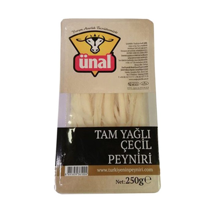 Ünal Tam Yağlı Çeçil Peyniri  200Gr