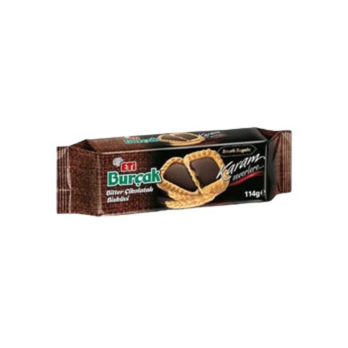Eti Burçak 114Gr Bitter Çikolatalı Bisküvi
