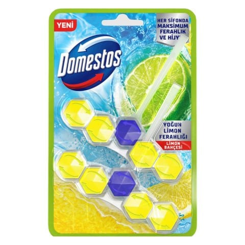 Domestos Wc Blok 5Li Güç 2x50Gr Limon Bahcesi