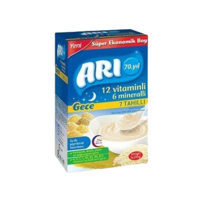 Arı Mama Ek Besin 500Gr Gece 7 Tahıllı