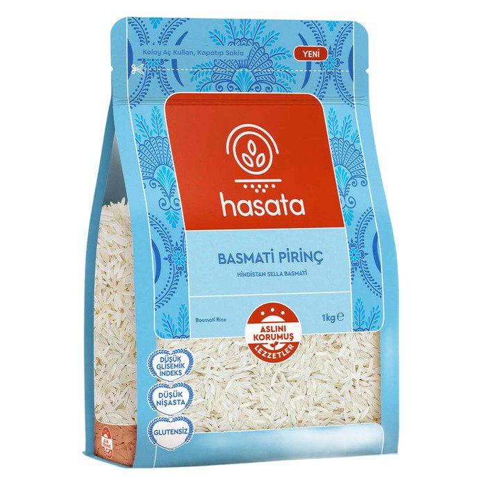 Hasata Bakliyat 1Kg Basmati  Pirinç