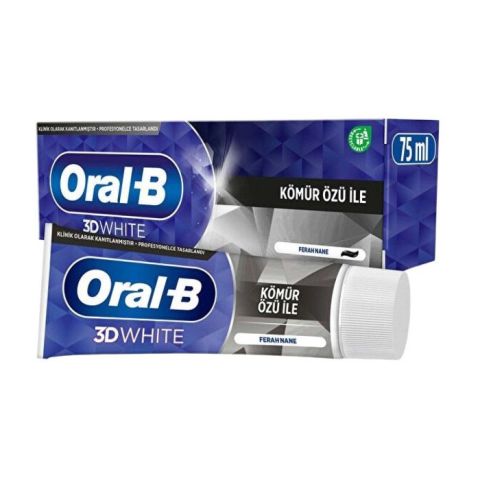 Oral-B 3D Whıte Kömür Özü Diş Macunu 75Ml