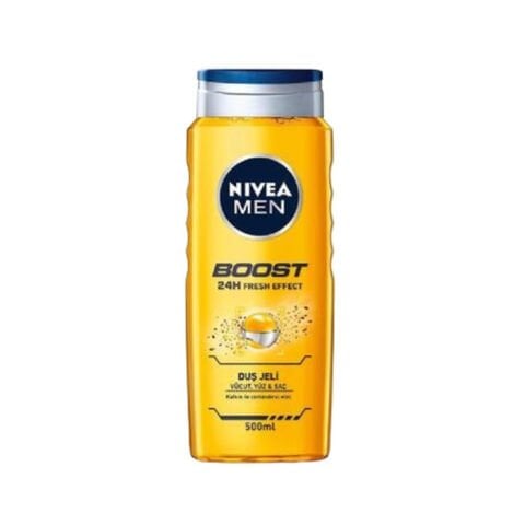 Nıvea  Men Boost Clean 3IN1 BODY,Face,Hair