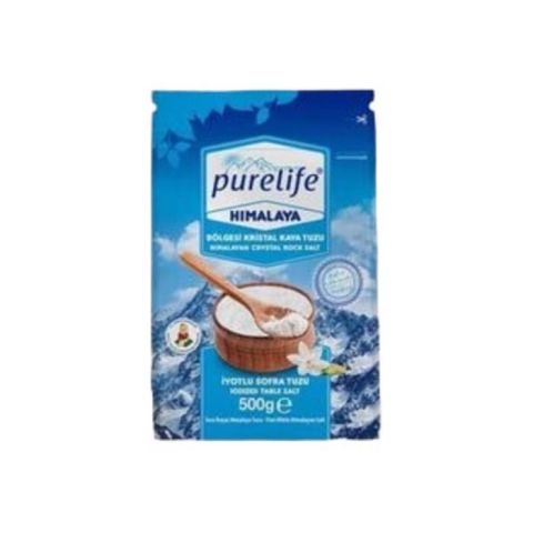 Purelife Himalaya Sofrada Öğütme Tuzu 500Gr Beyaz