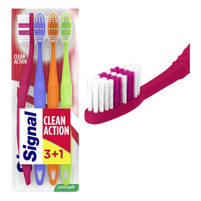Signal Diş Fırçası Premium Action 3+1
