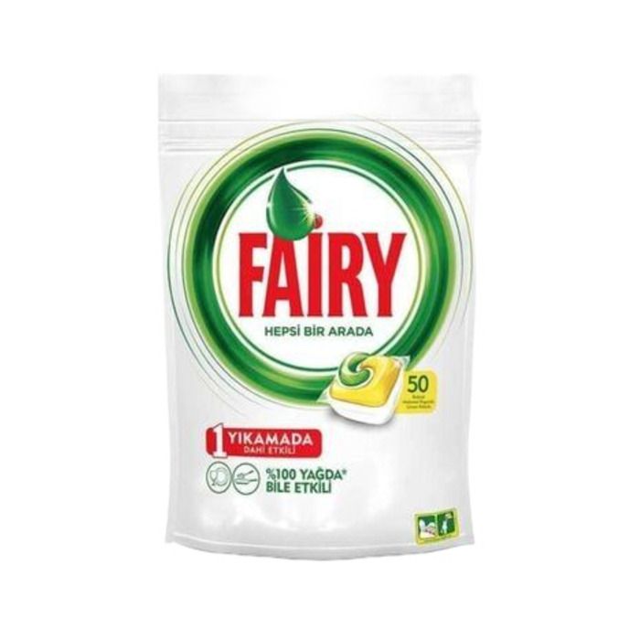 Fairy Hepsi Bir Arada Limon 50'Lı Makine Kapsülü