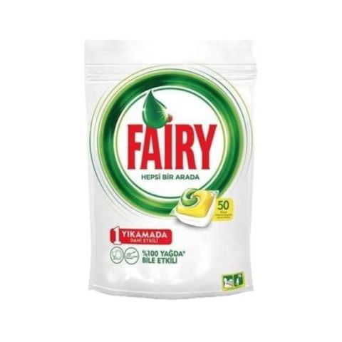 Fairy Hepsi Bir Arada Limon 50'Lı Makine Kapsülü