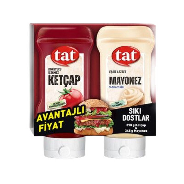 Tat Sıkı Dostlar 390G Ketçap Mayonez 345G