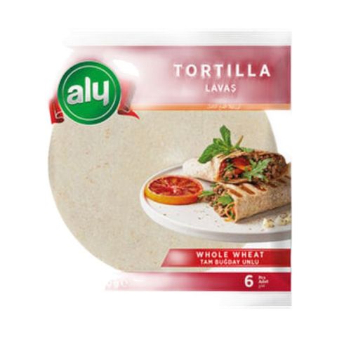 Ally Tortilla 25Cm Lavaş 6 Li 390Gr Tam Buğday