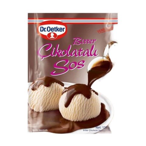 Dr.Oetker Tatlı Sos 122Gr Bitter Çikolatalı
