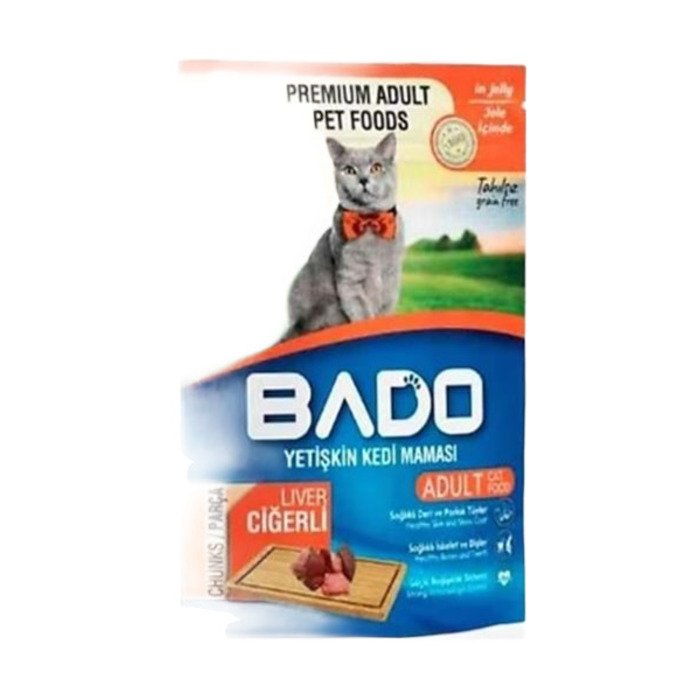 Bado Yaş Kedi Maması 85Gr Ciğerli