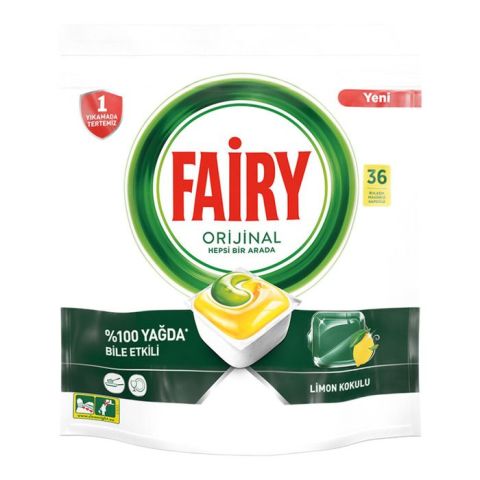 Fairy Hepsi Bir Arada Limon 36'Lı Makine Kapsülü