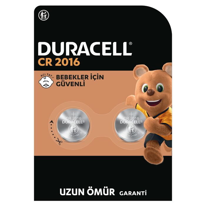 Duracell Düğme Pil Cr2016 3Volt
