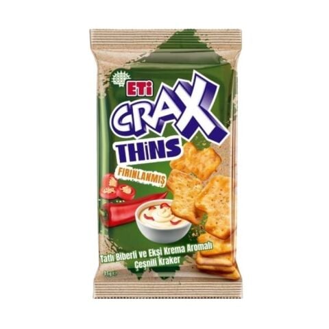 Eti Crax Thins Fırınlanmış Ekşi Krema 35g