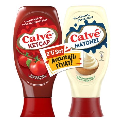 Calve Ketçap 600Gr+ Mayonez 540Ml