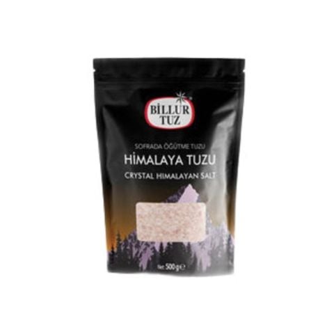 Billur Tuz Sofrada Öğütme 500Gr Himalaya (Poşet)