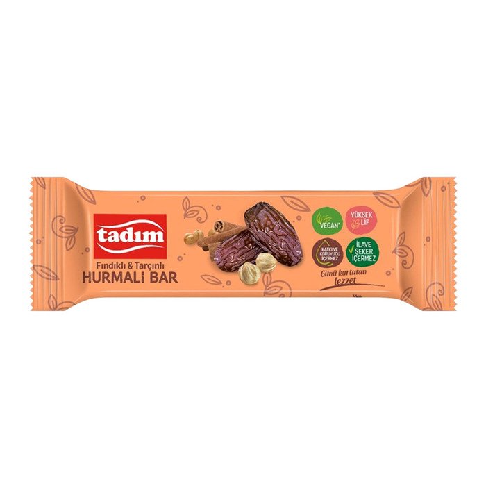 Tadım Hurmalı Bar 40Gr Fındıklı&Tarçın