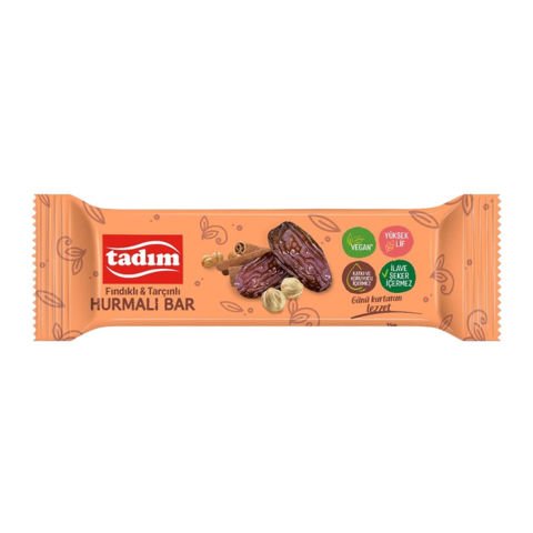 Tadım Hurmalı Bar 40Gr Fındıklı&Tarçın