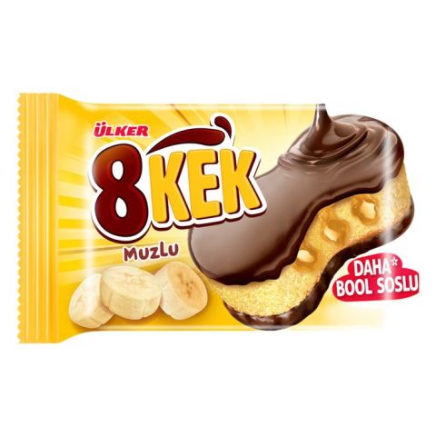 Ülker Dankek 8 Kek 55Gr Çikolatalı Muzlu