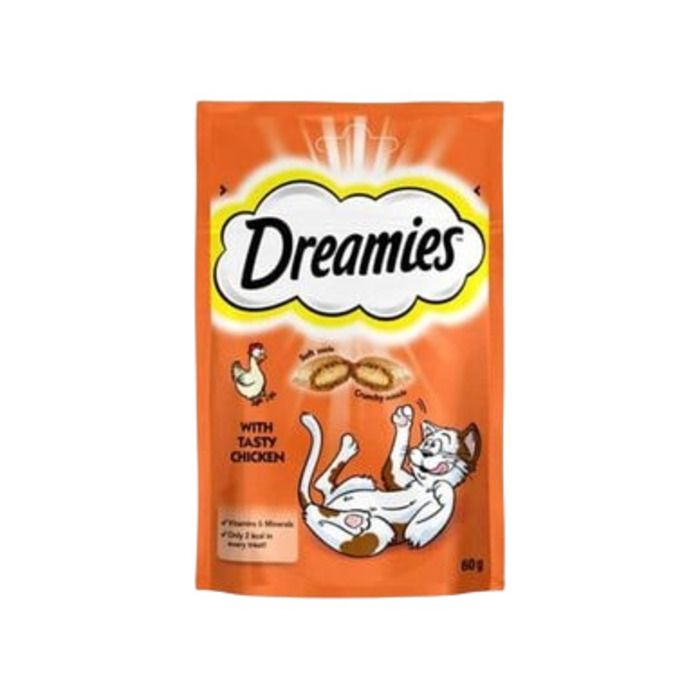Whiskas Dreamies Kedi Ödül Maması 60Gr Tavuklu