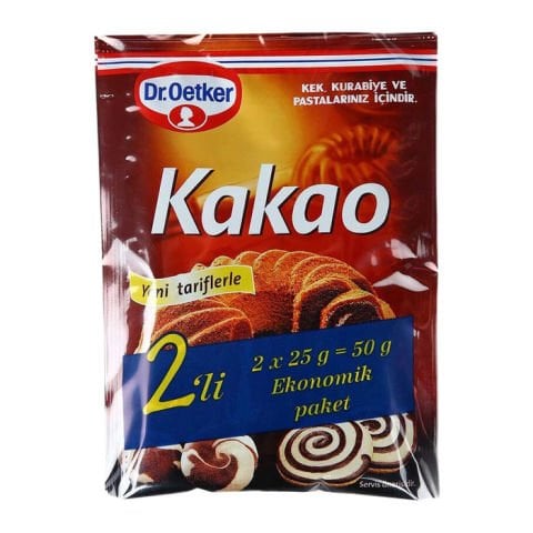 Dr.Oetker Kakao 50Gr (2X25Gr)