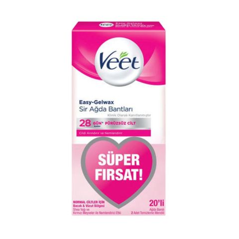 Veet Sir Ağda Bandı 20'Li Normal Ciltler
