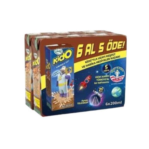 Pınar Kido Süt 6X180Ml Kakaolu