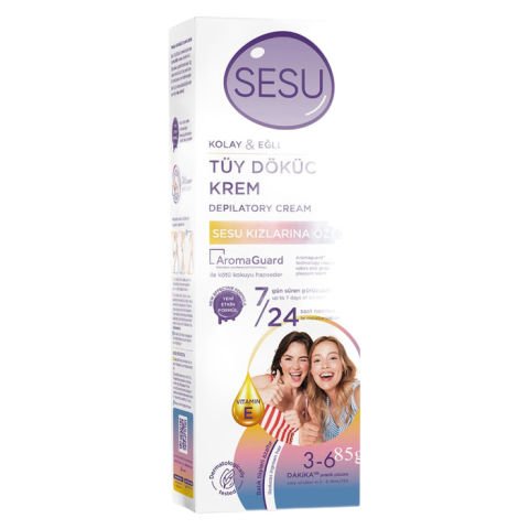 Sesu Tüy Dökücü Krem 100Ml Hassas Kızlara Özel