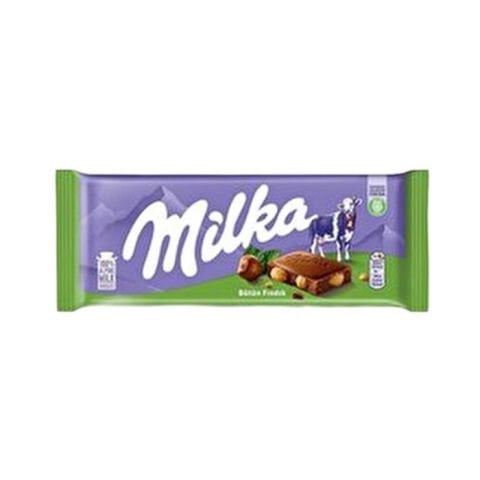 Milka Tablet 90Gr Bütün Fındıklı Çikolata